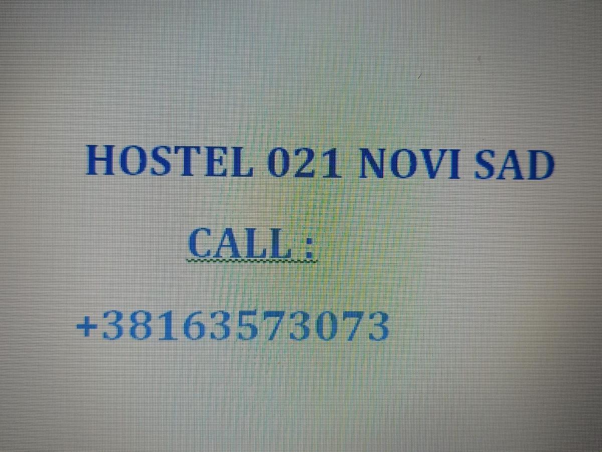 Hostel 021 Novi Sad Dış mekan fotoğraf